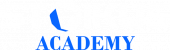 logo stoikus academy bianco e blu